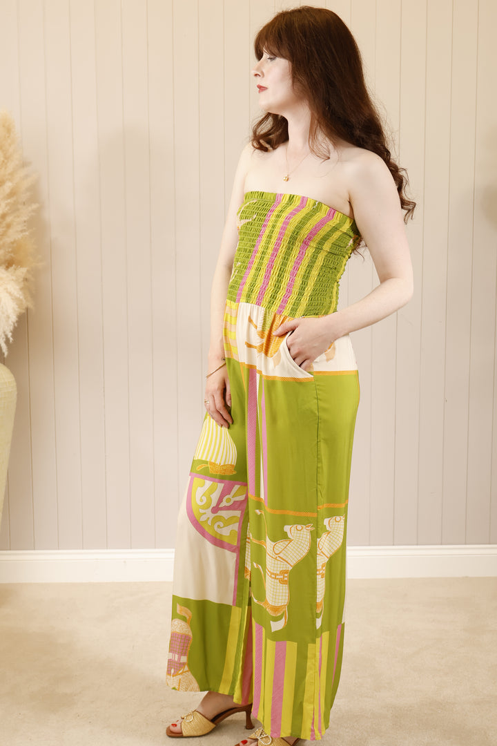 Calypso Jumpsuit Lime