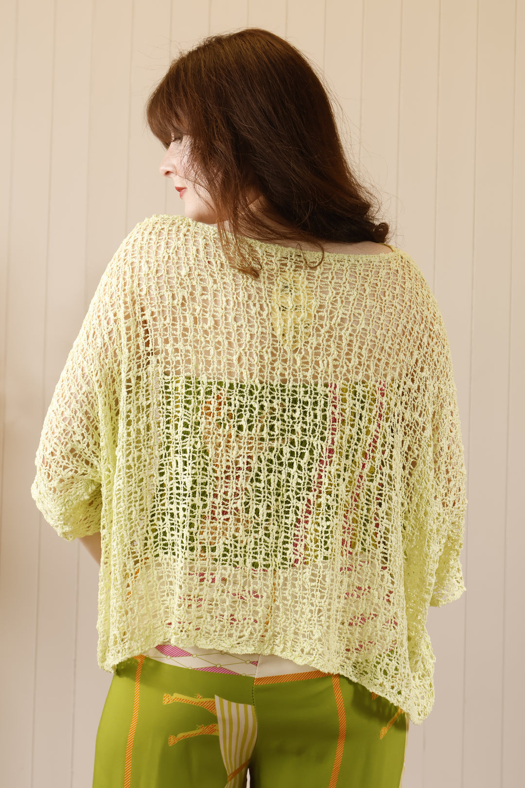 Paloma Popcorn Top Lime
