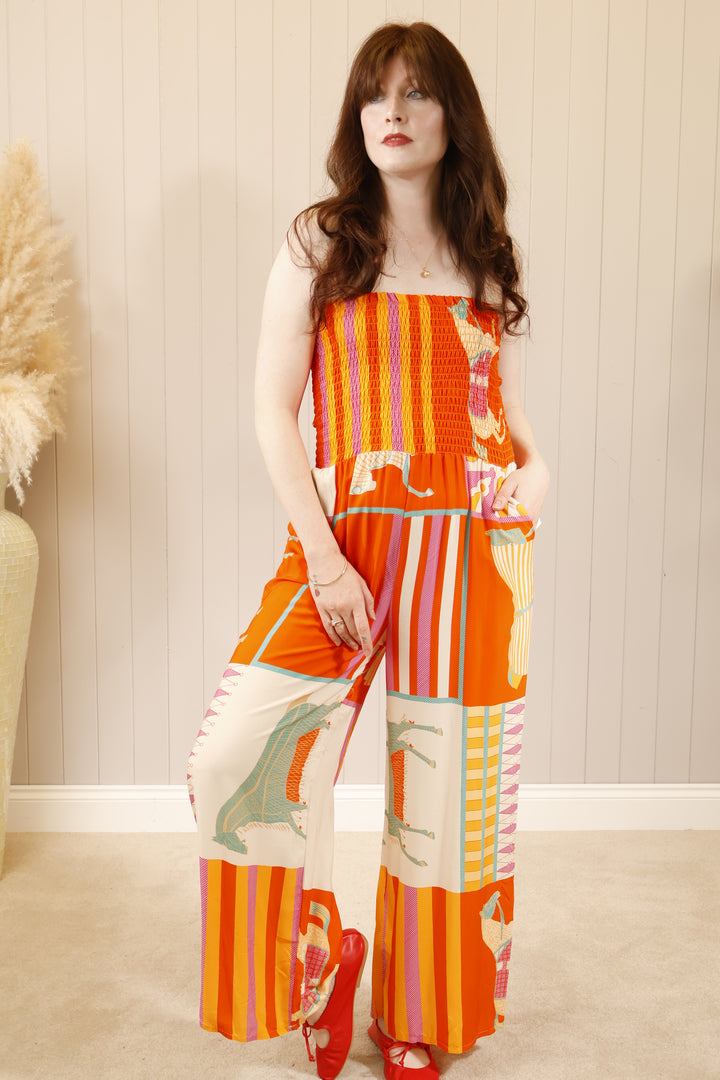 Calypso Jumpsuit Orange