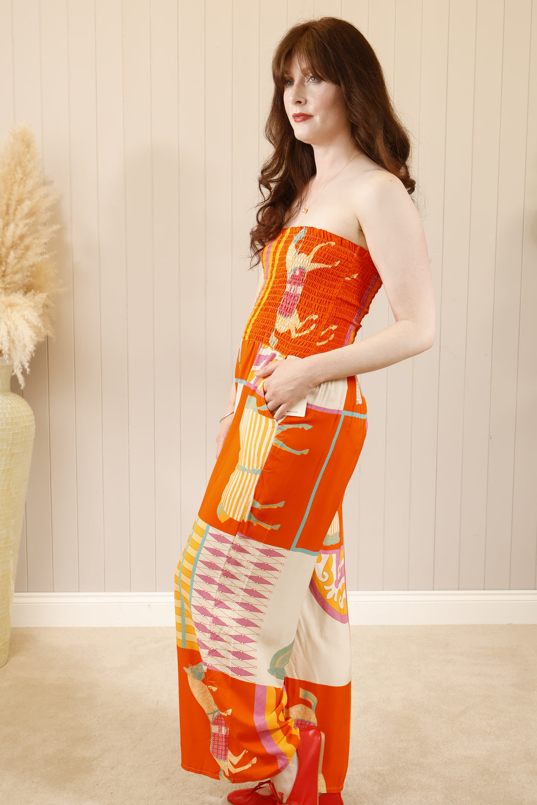 Calypso Jumpsuit Orange