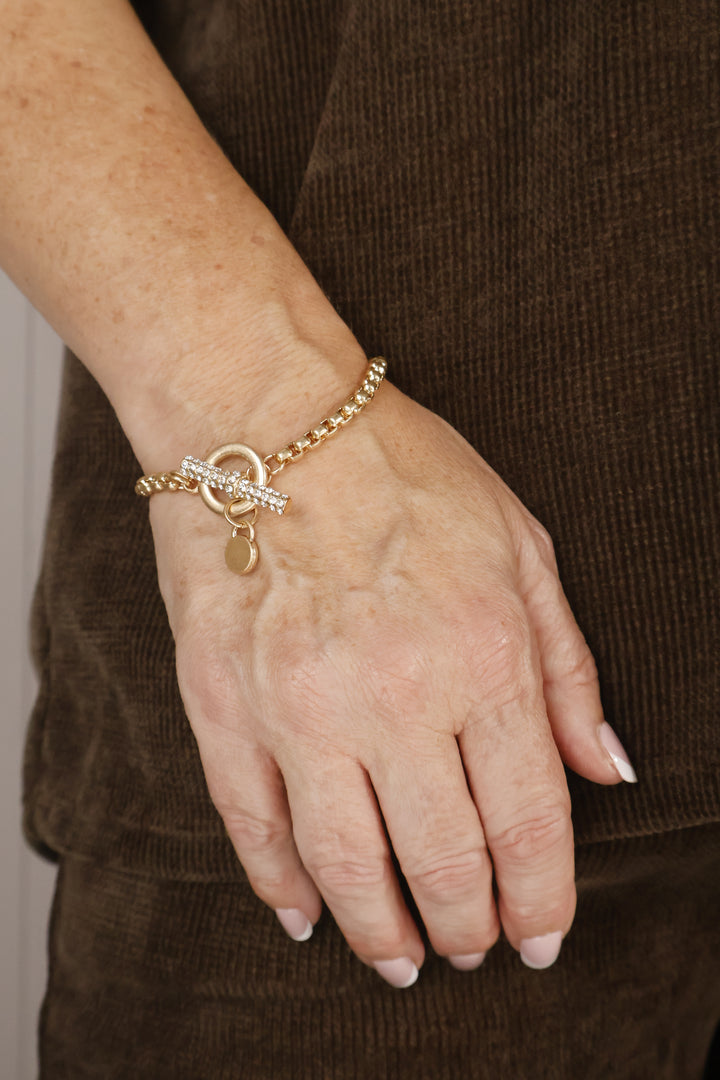 Diamante T-Bar Bracelet