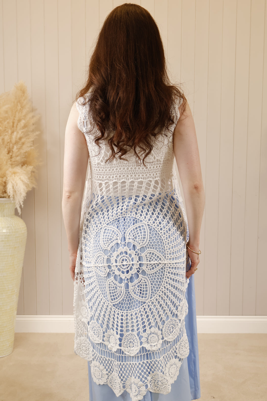 Thea Sleeveless Tunic White
