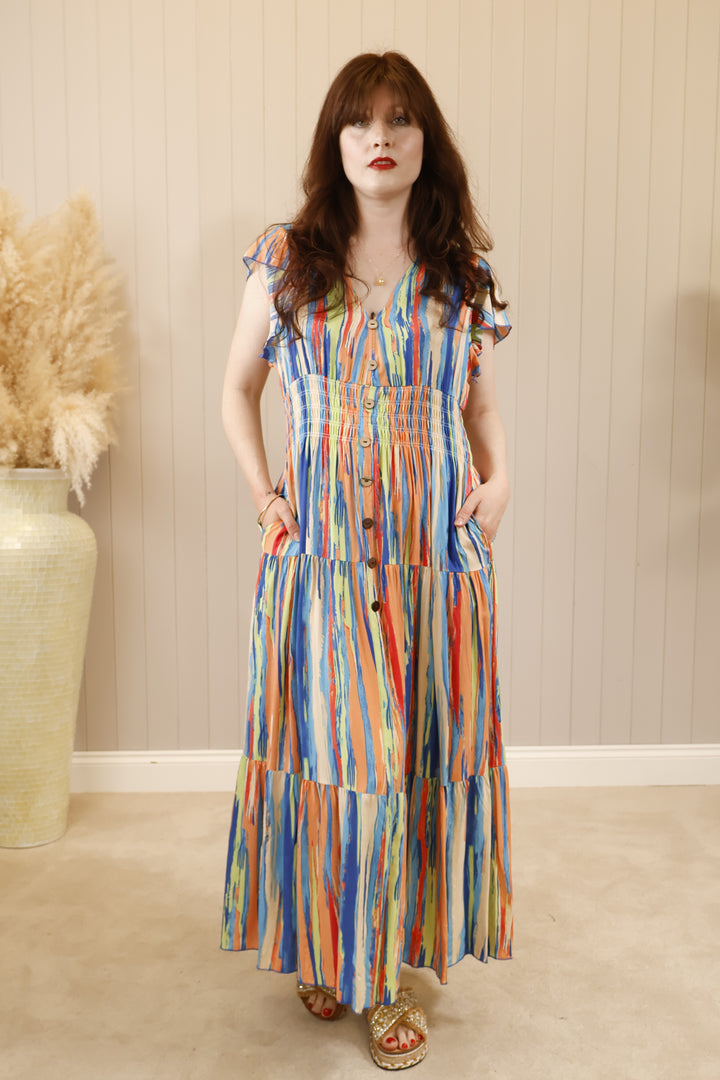Bodhi Brush Stroke Dress