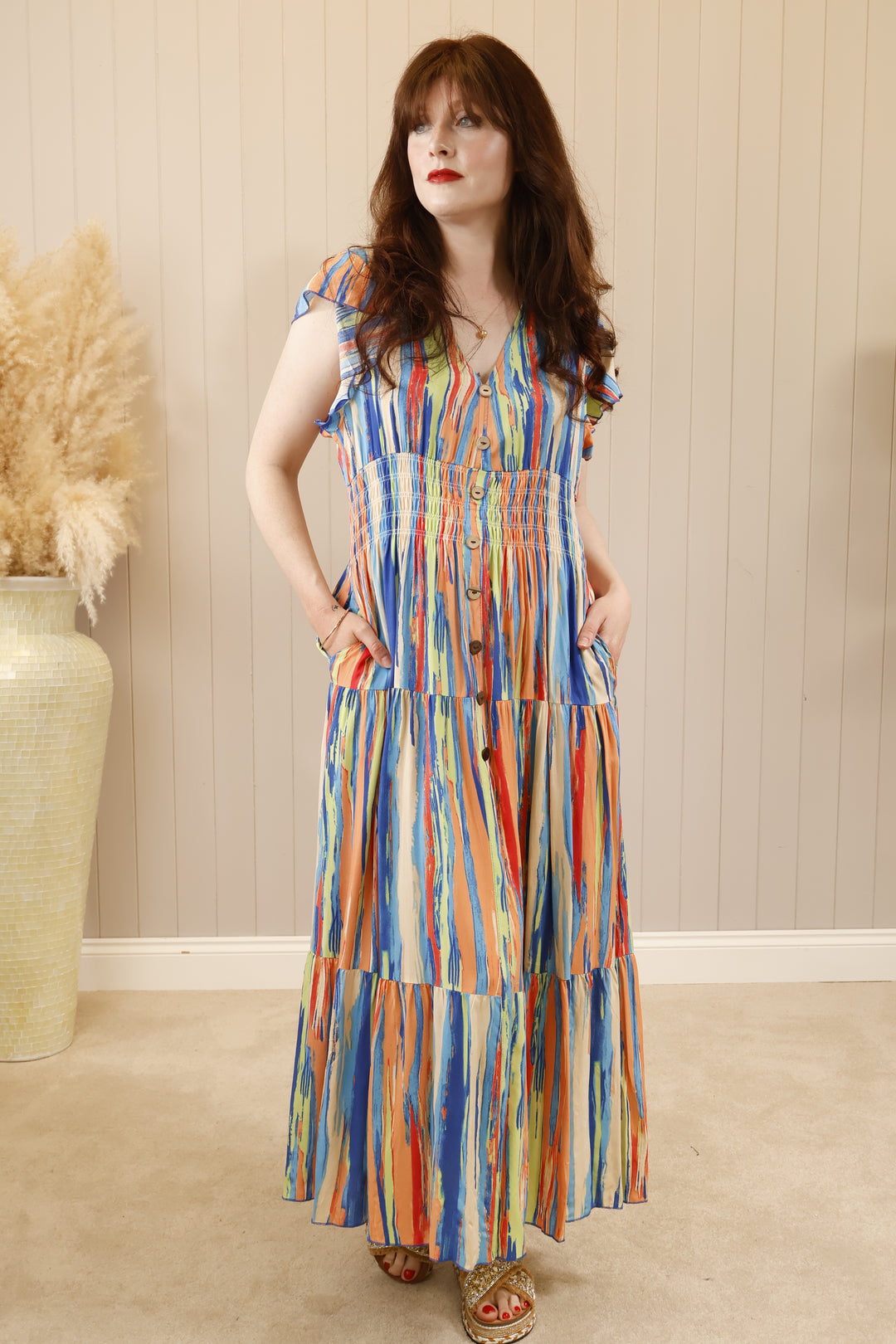 Bodhi Brush Stroke Dress