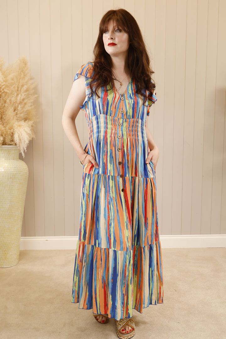 Bodhi Brush Stroke Dress