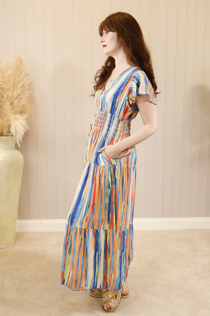 Bodhi Brush Stroke Dress