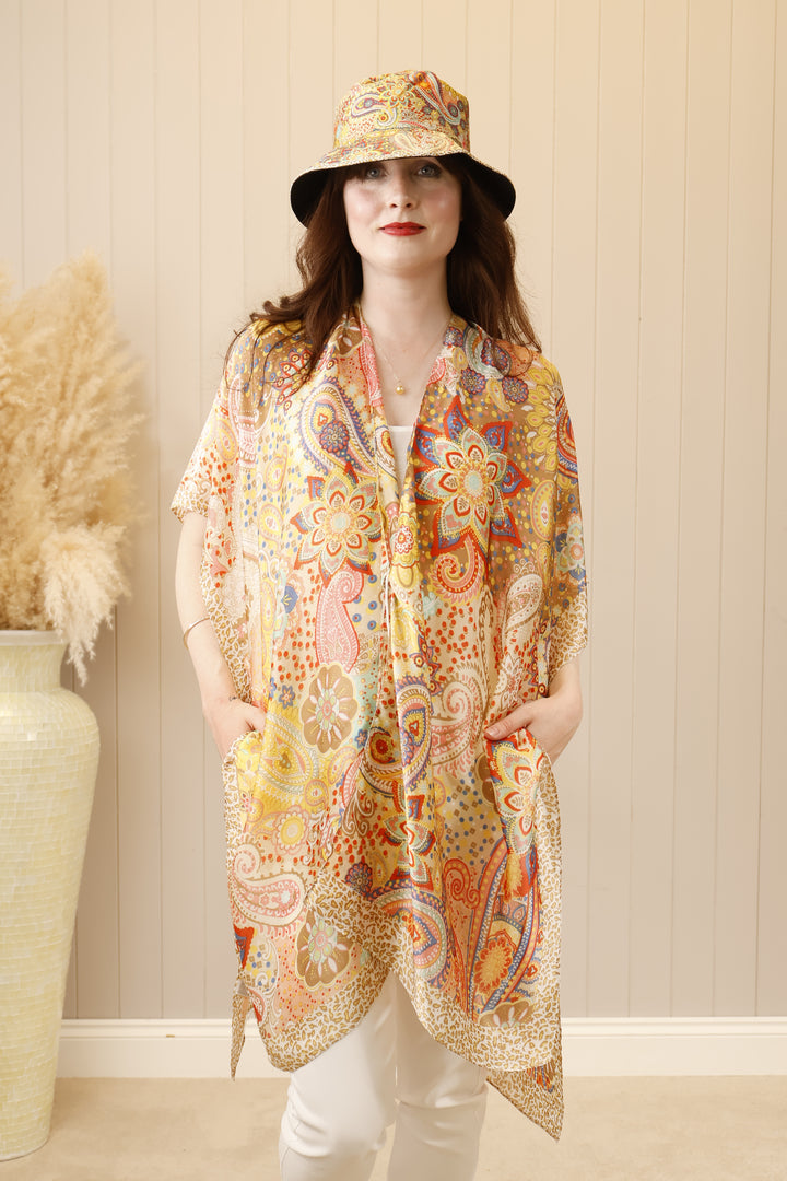 Kimono & Matching Hat Set