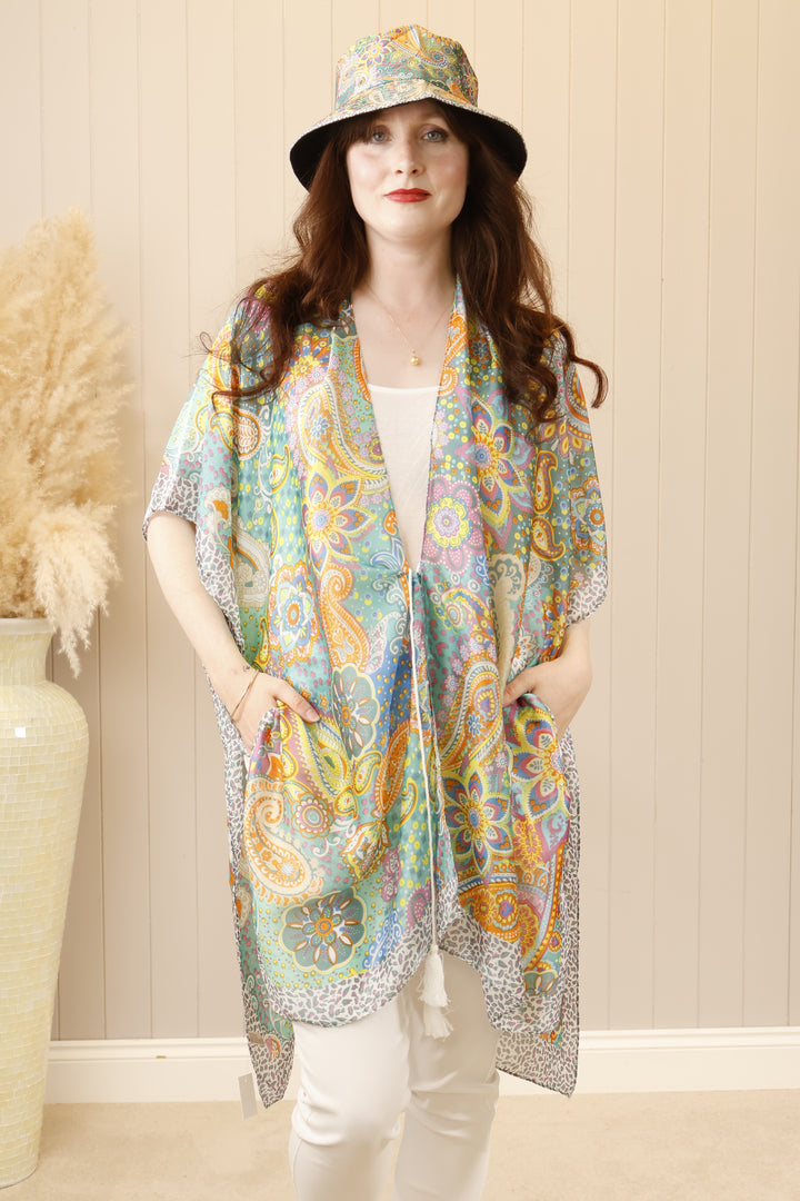 Kimono & Matching Hat Set