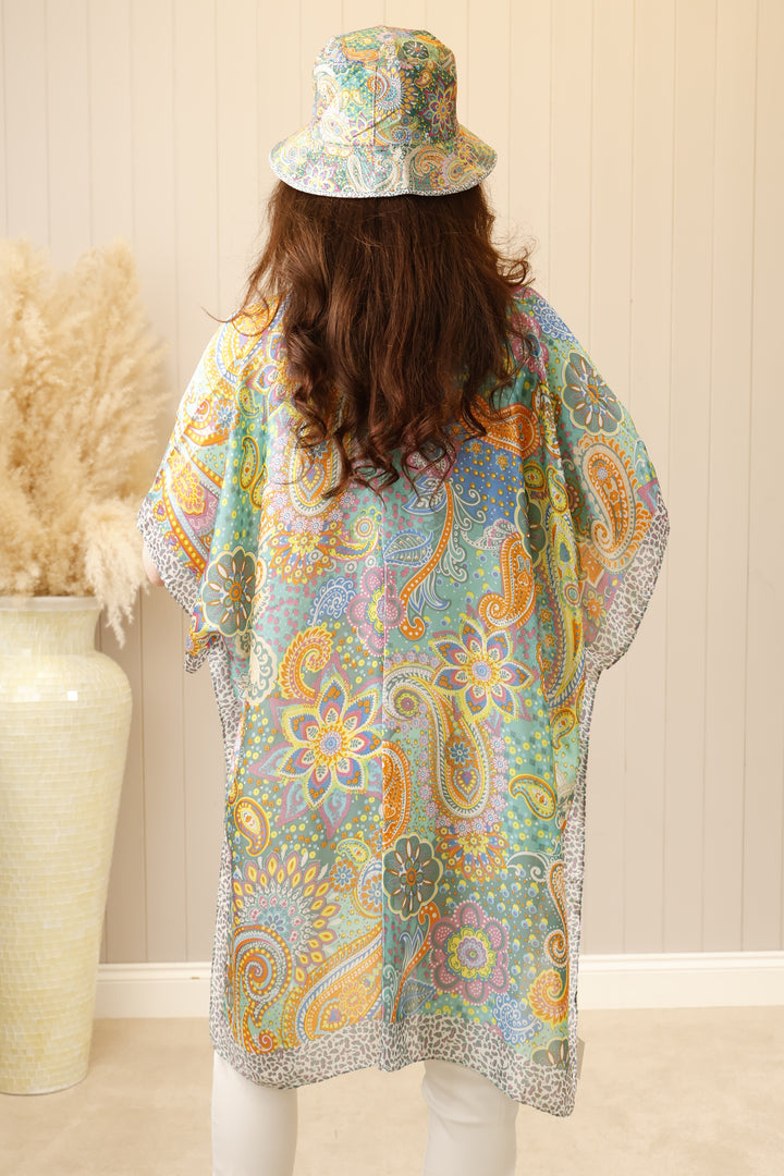 Kimono & Matching Hat Set