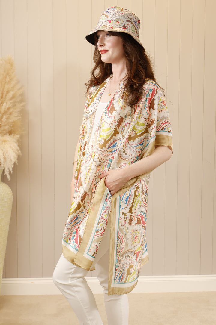 Kimono & Matching Hat Set