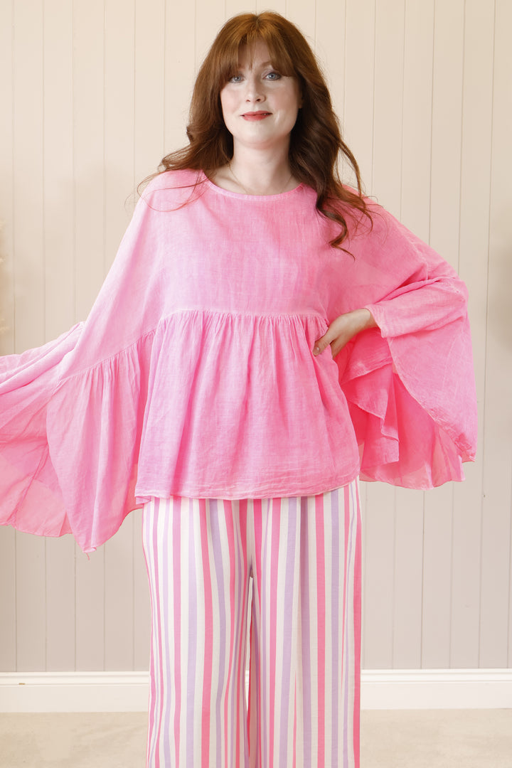Marsha Neon Top Fuchsia