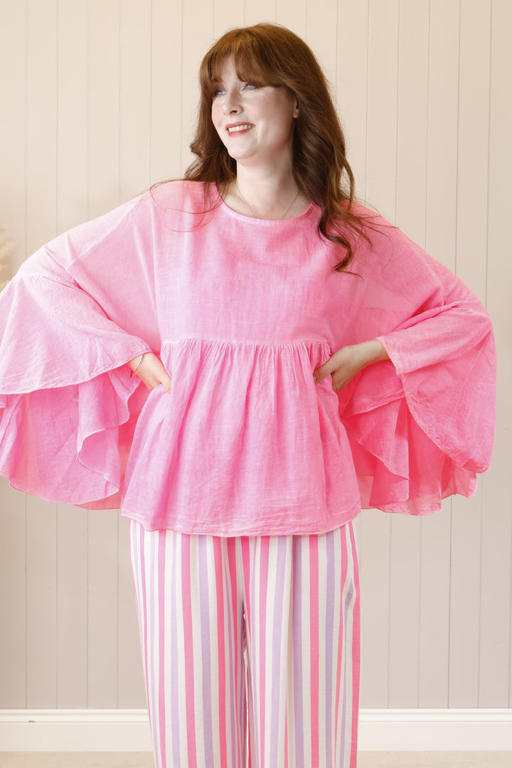 Marsha Neon Top Fuchsia