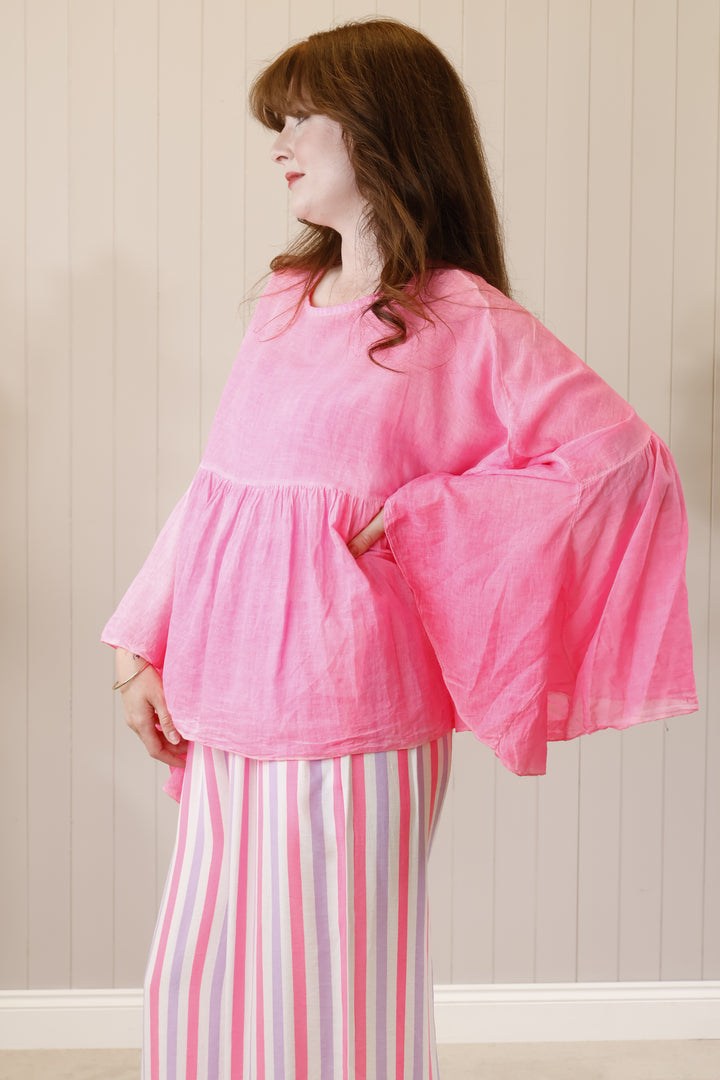 Marsha Neon Top Fuchsia