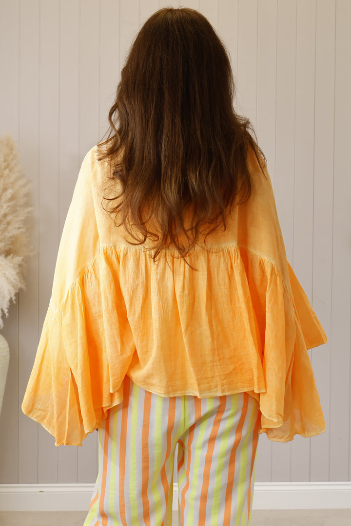 Marsha Neon Top Orange