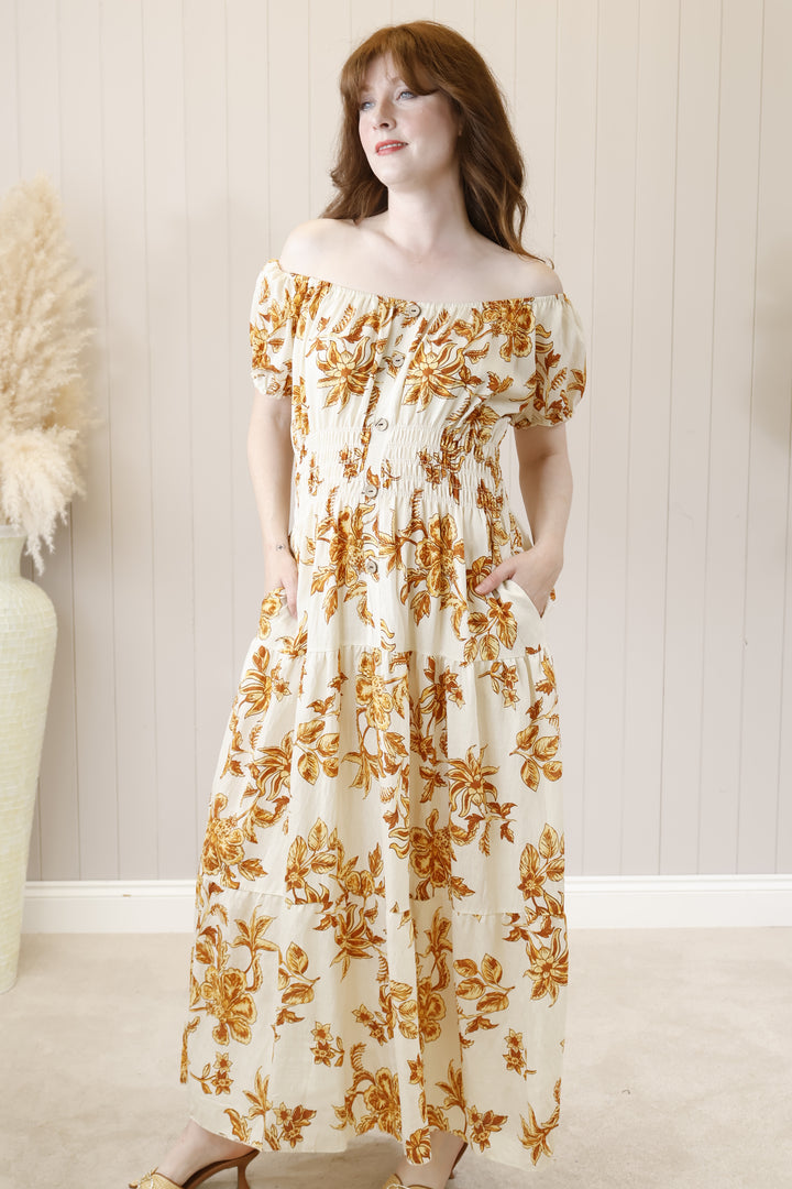 Sofia Maxi Dress Amber
