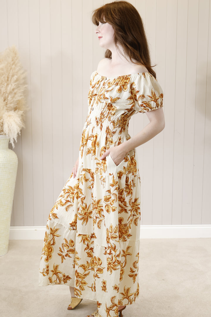 Sofia Maxi Dress Amber