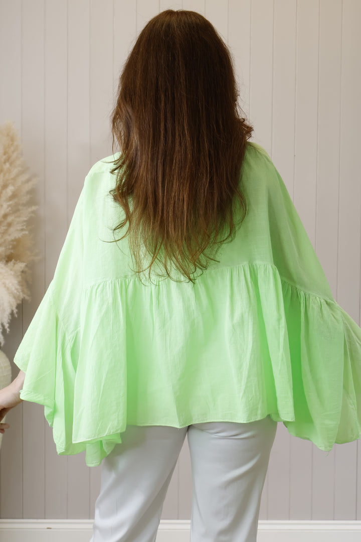 Marsha Neon Top Lime