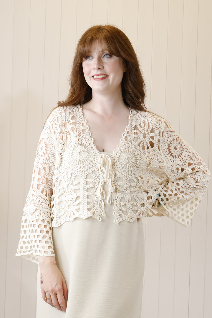 Long sleeve Crochet Cardigan