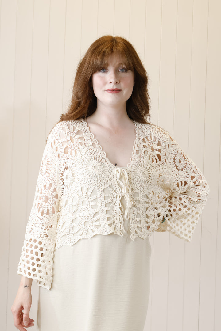 Long sleeve Crochet Cardigan