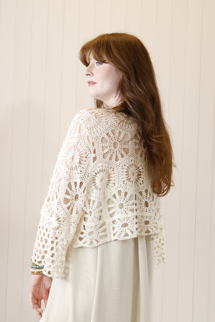 Long sleeve Crochet Cardigan