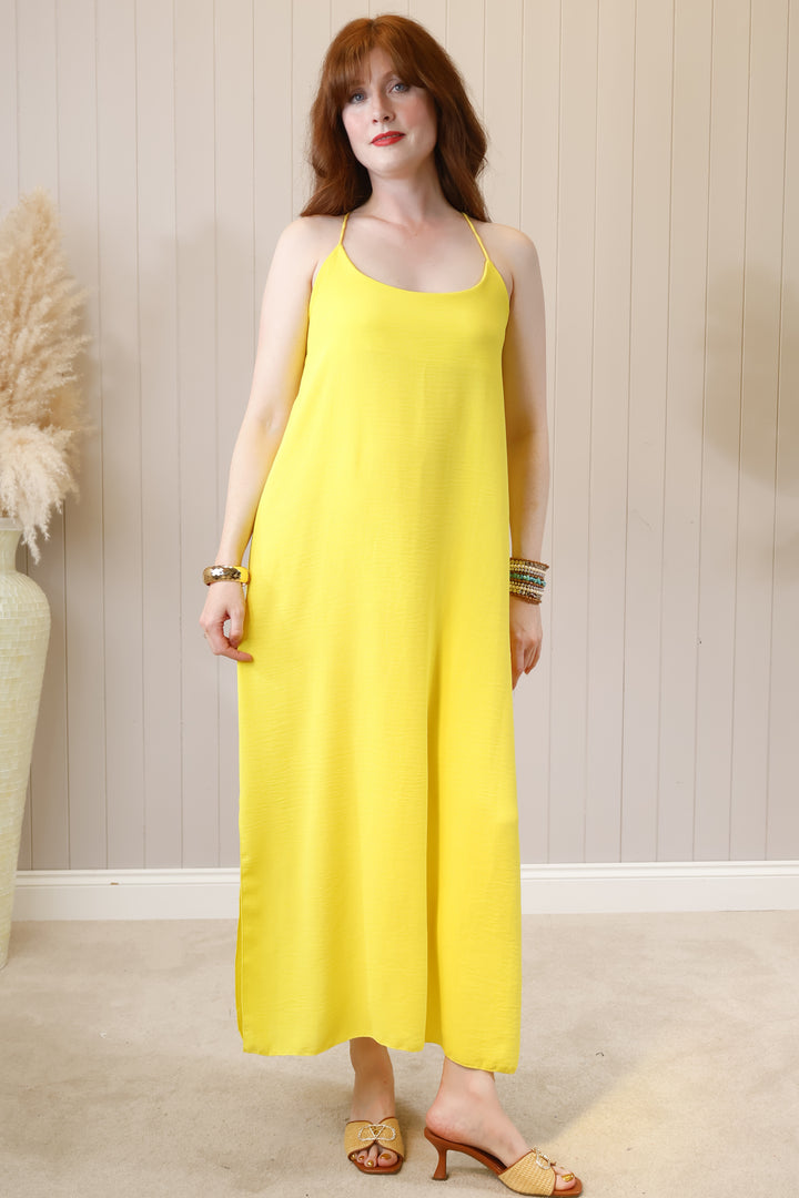 Glory Maxi Dress Lemon