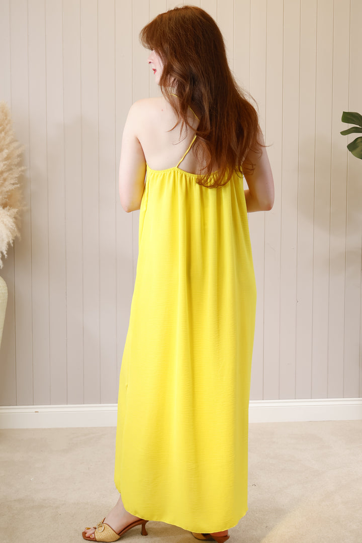 Glory Maxi Dress Lemon