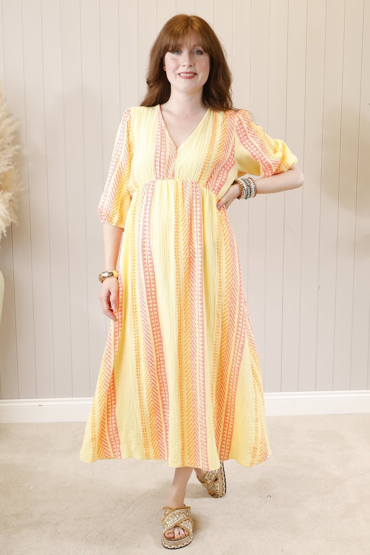 Aztec Neon Maxi Yellow
