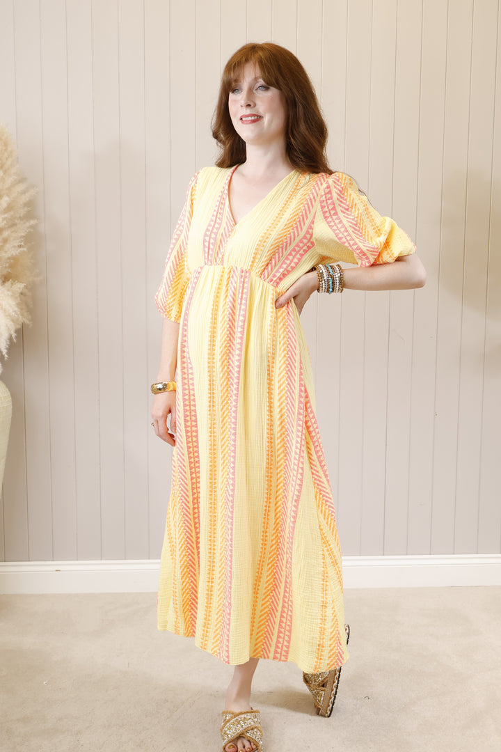 Aztec Neon Maxi Yellow
