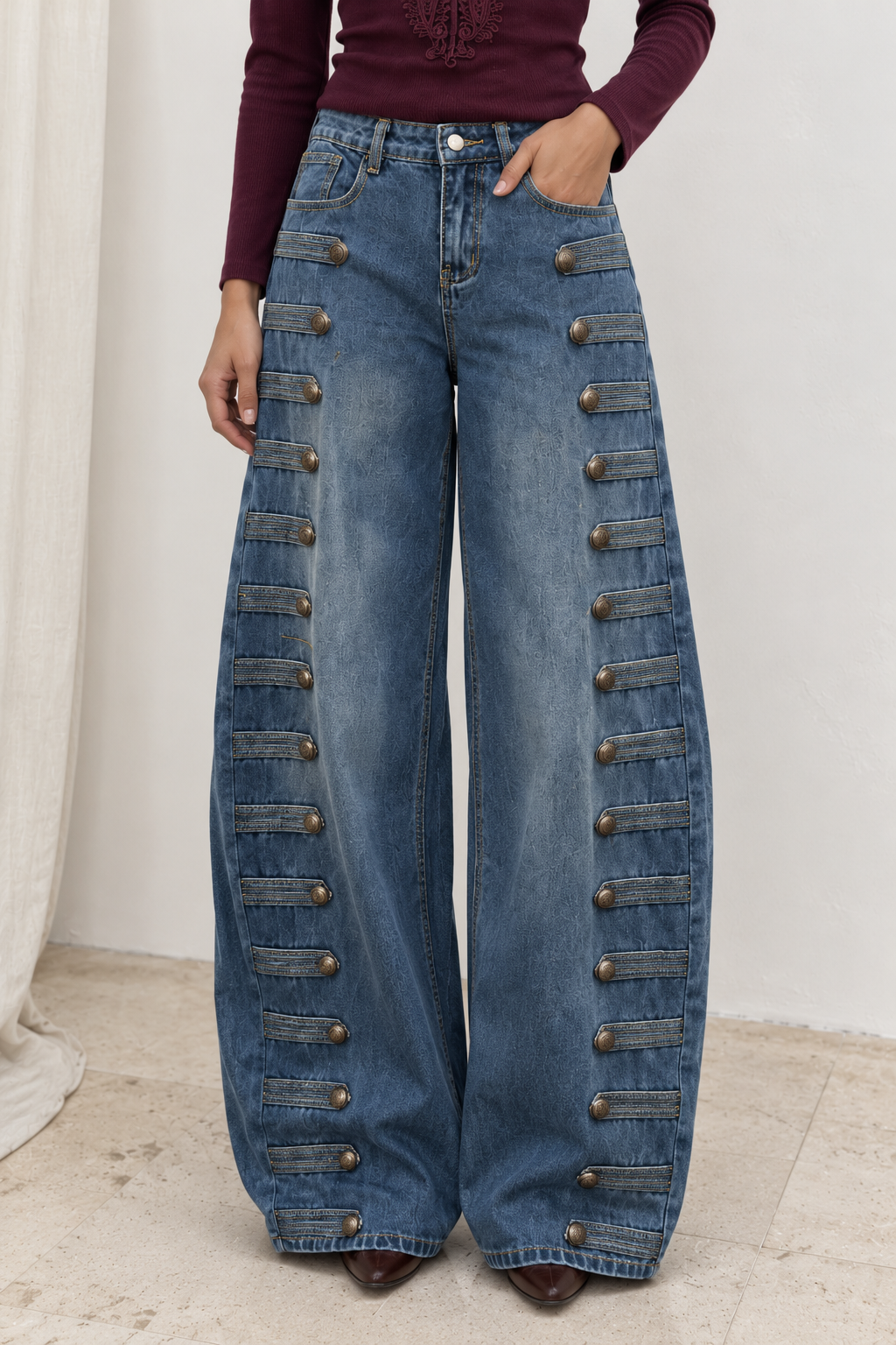Mia Military Jeans Denim