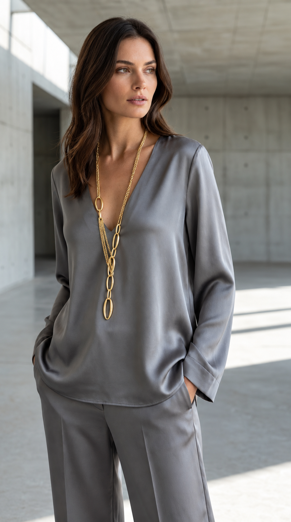 Aurelia Oval Link Gold