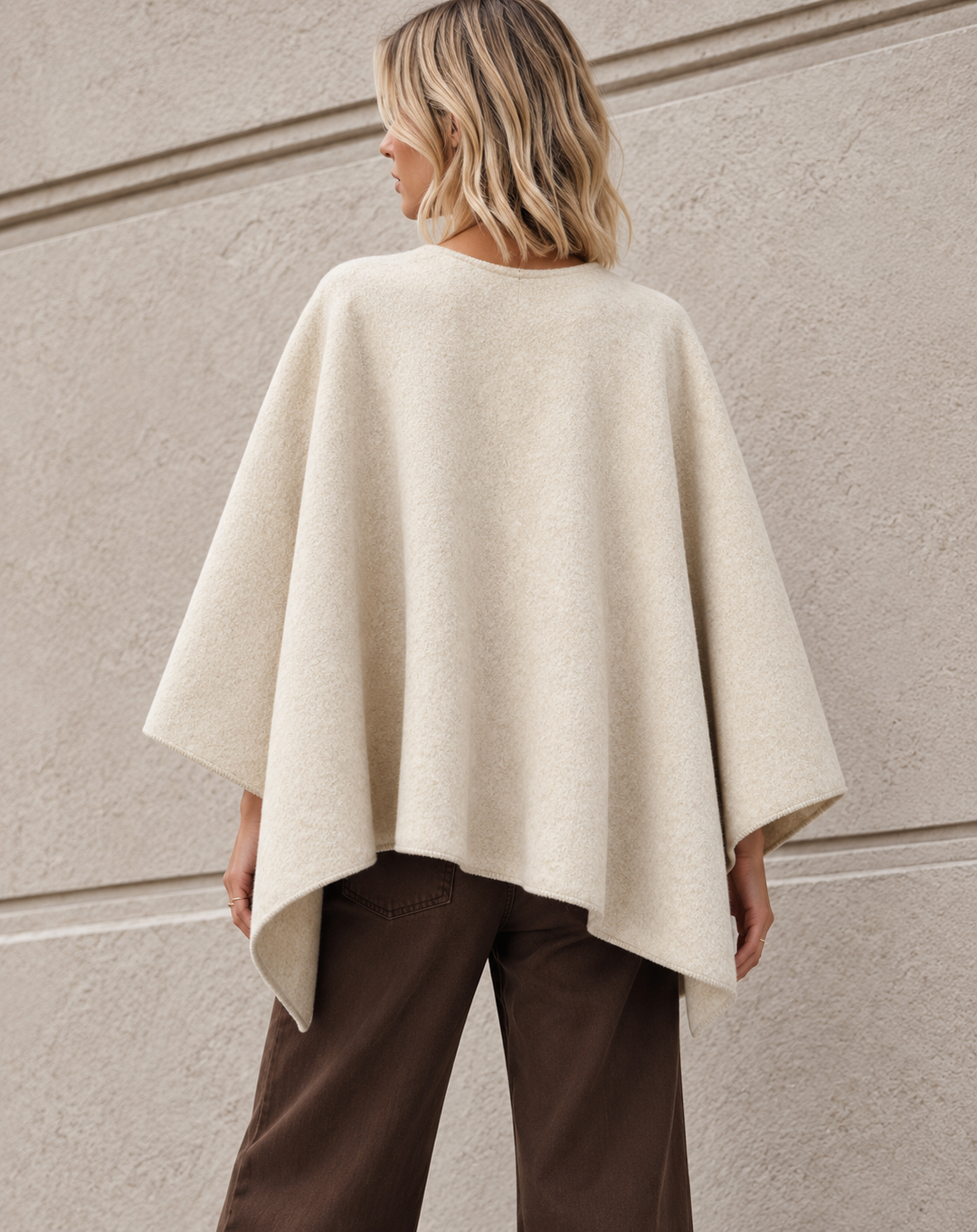 Beatrice Vintage Shawl/Wrap Beige