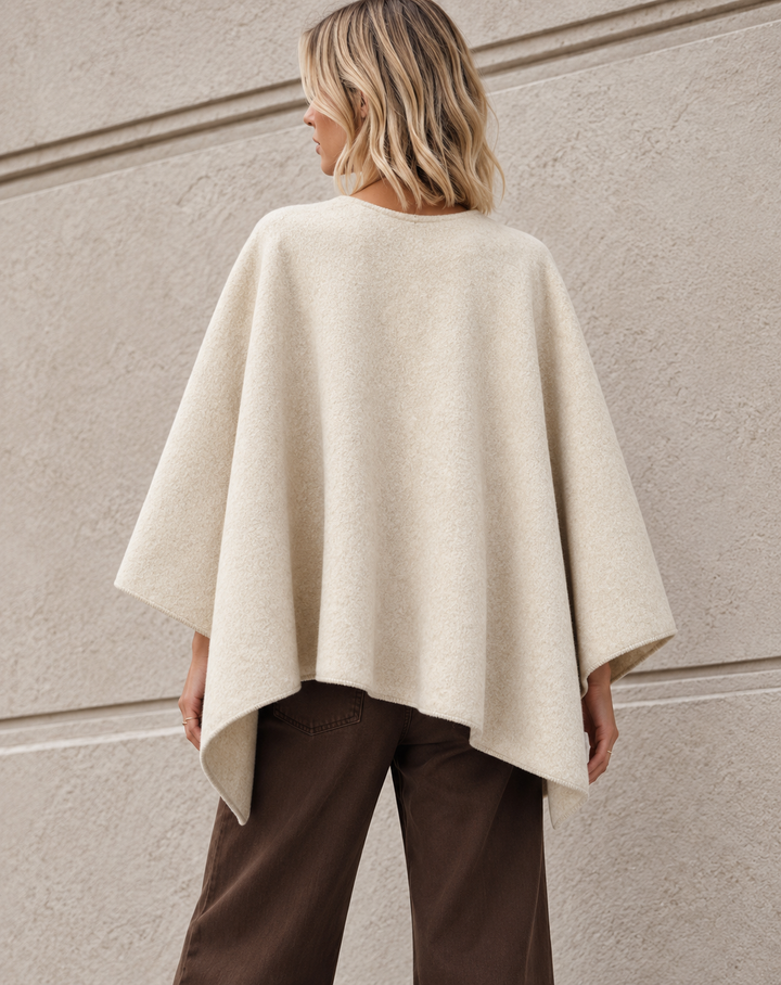 Beatrice Vintage Shawl/Wrap Beige