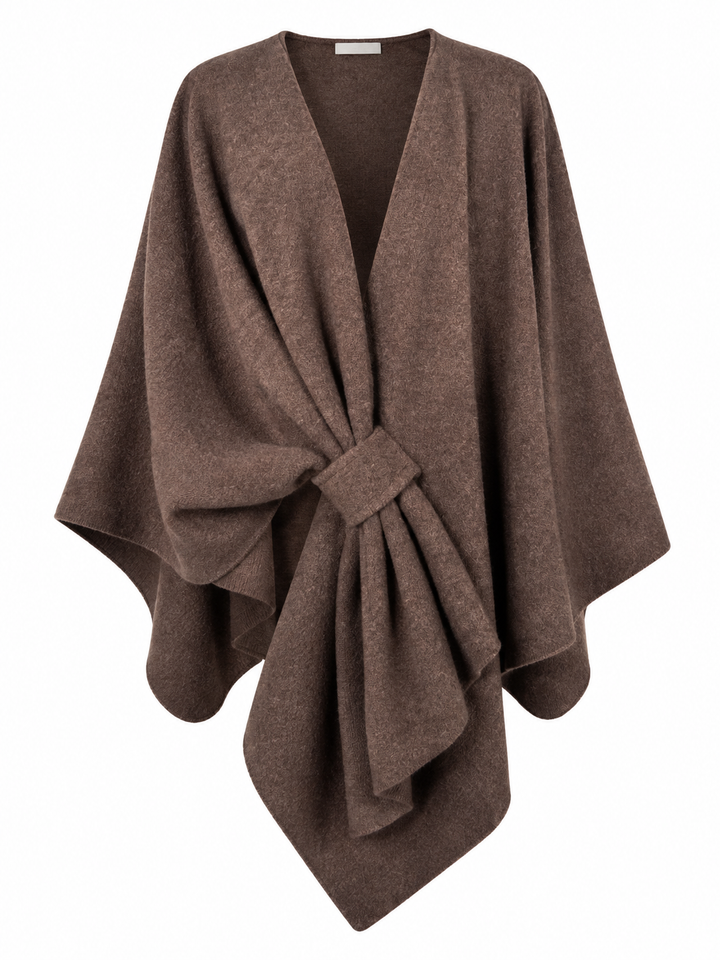 Beatrice Vintage Shawl/Wrap Chocolate