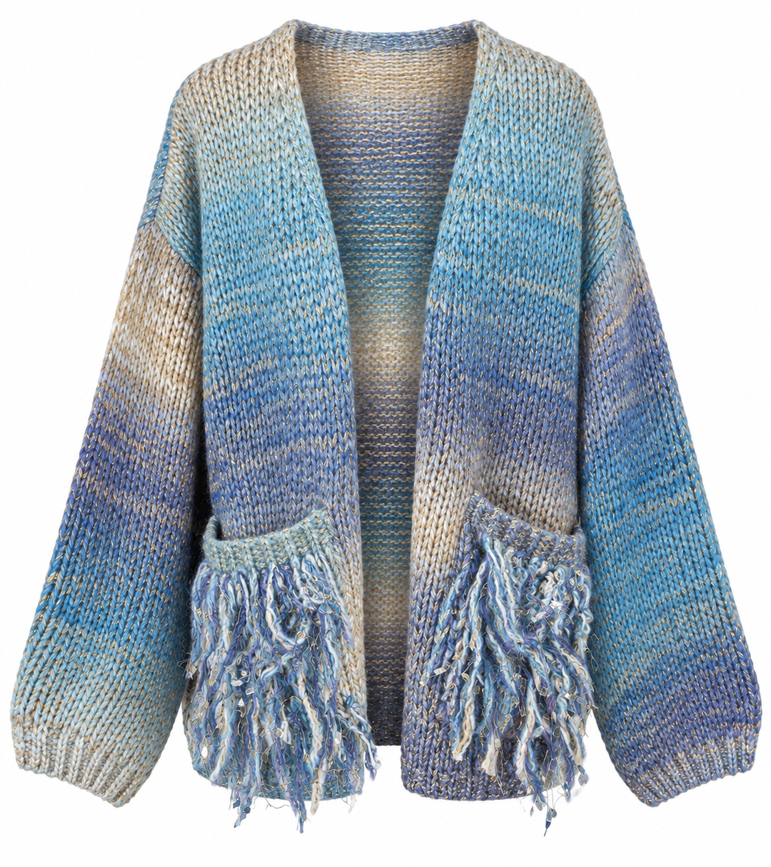 Boho Ombre Knit Cardigan Multi