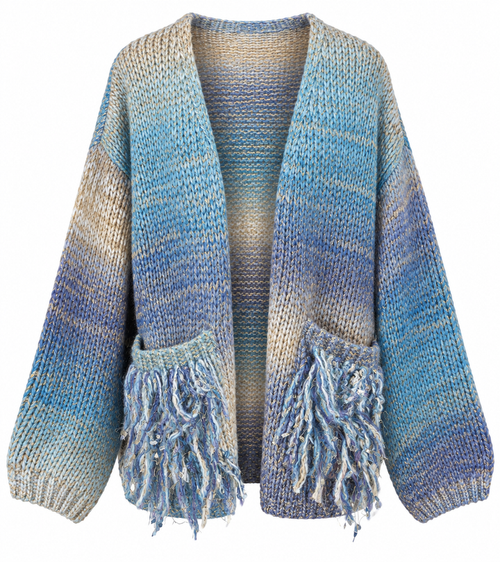 Boho Ombre Knit Cardigan Multi