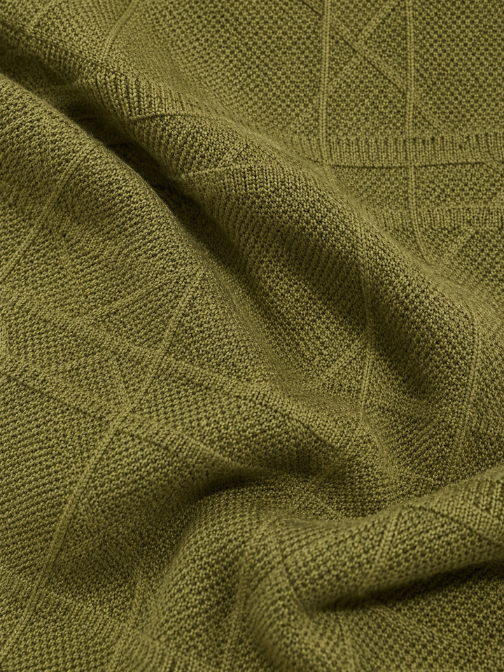 Urban Geometric Lounge Set Olive