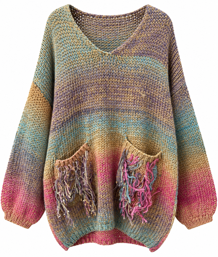 Boho Ombre Knit Jumper Multi