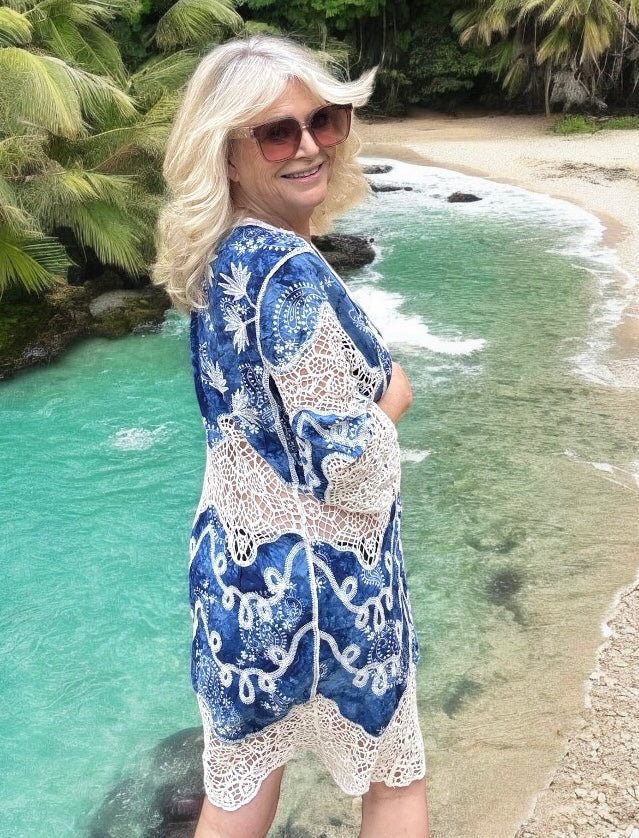 Soraya Crochet Kimono
