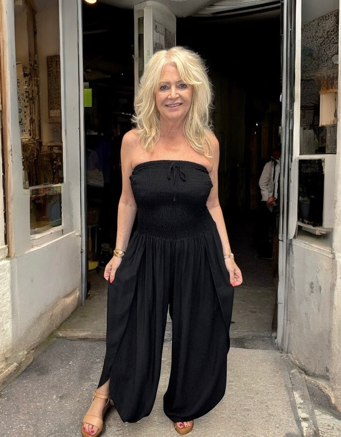 Harem Style Jumpsuit Black