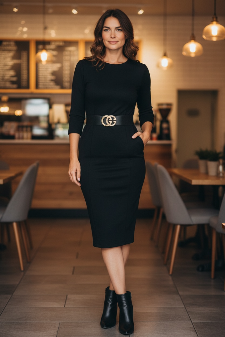 Monogram G Belt Black/Gold