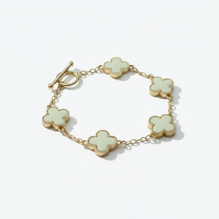 Clover Bracelet Gold/Ivory