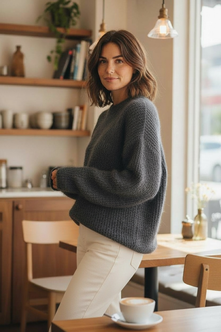 Bridie Brushed Jumper Grey