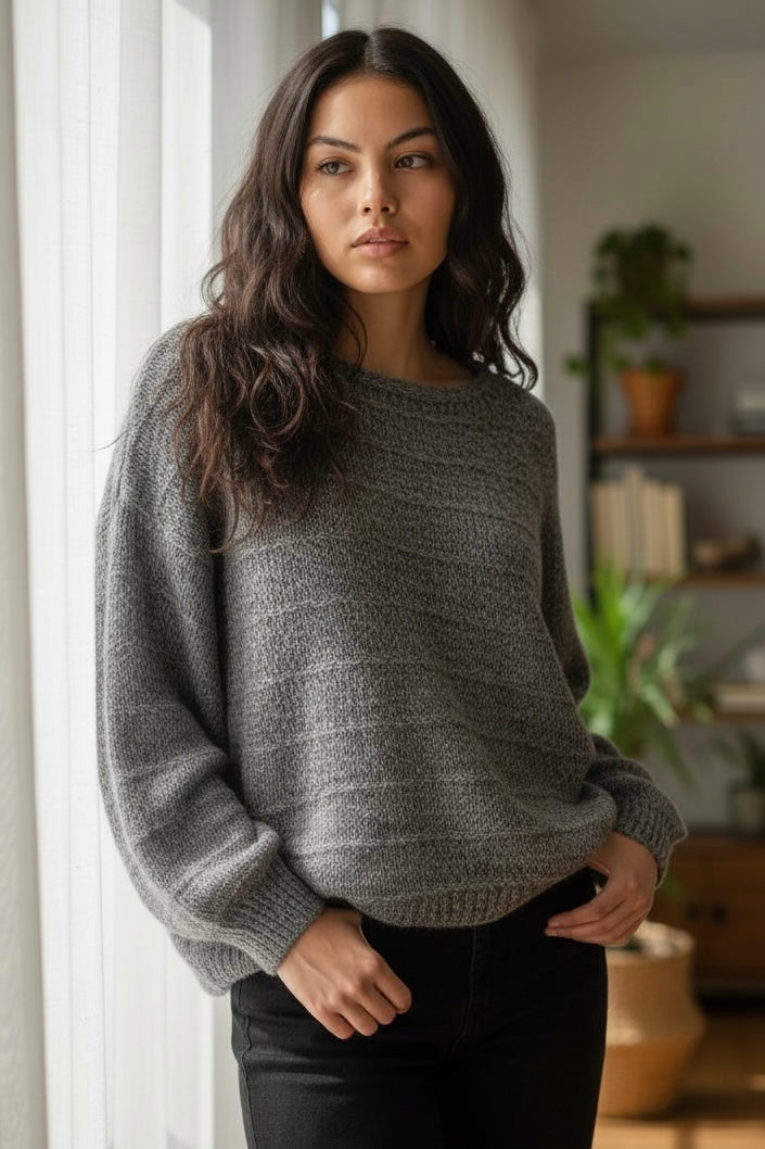 Bridie Brushed Jumper Grey