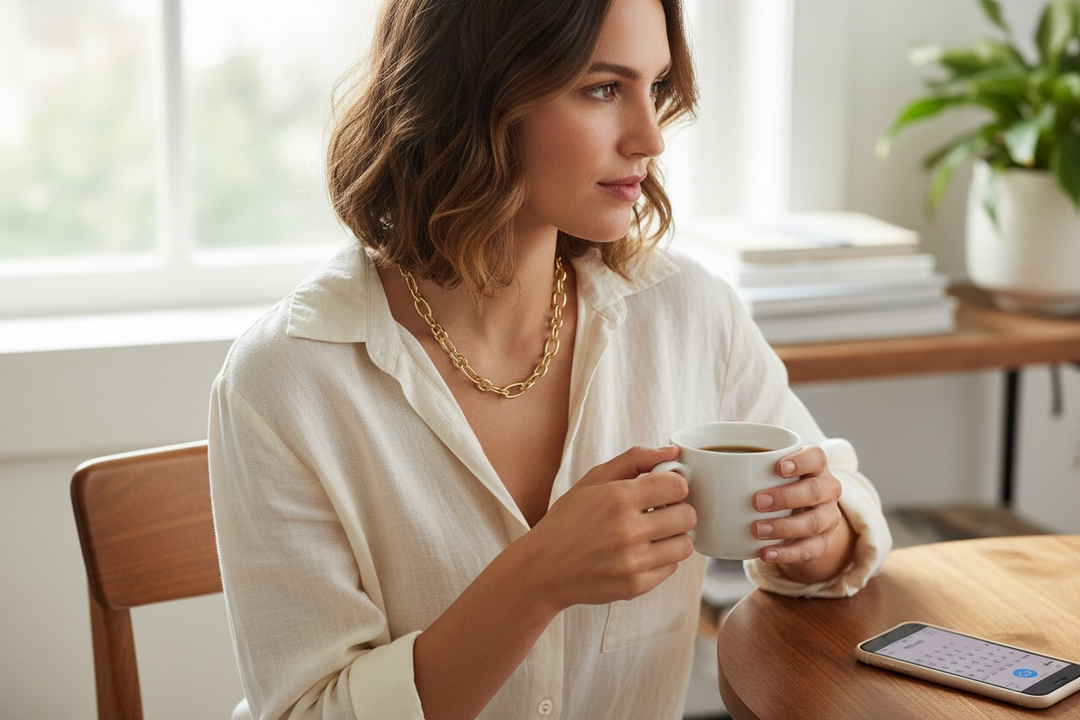 Legacy Link Necklace Gold