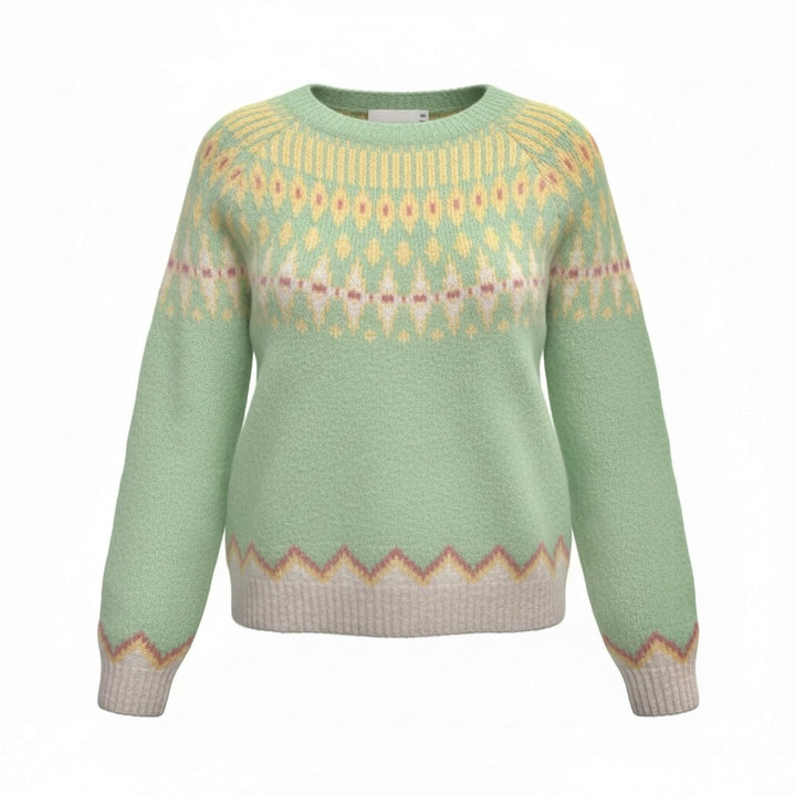 Nalani Nordic Jumper Apple Green