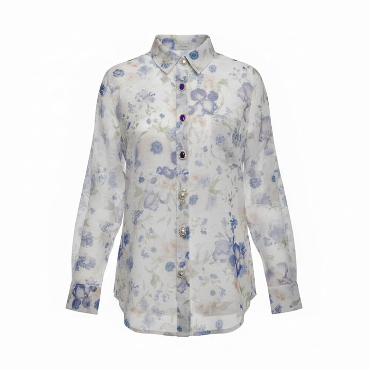 Floretta Floral Shirt Blue