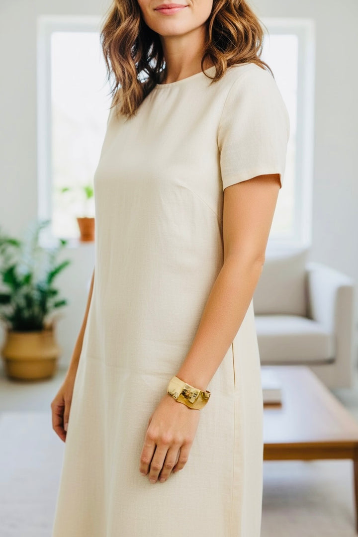 Gold Hinged Cuff Bangle