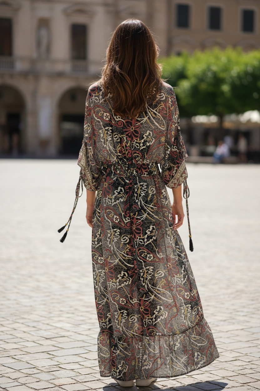 Midnight Nomad Maxi Dress