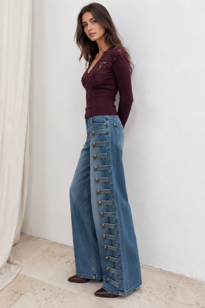 Mia Military Jeans Denim