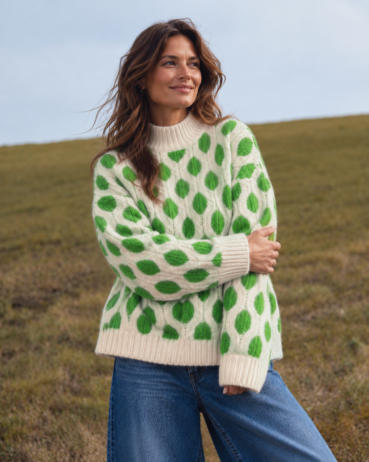 Salina Spot Jumper Green